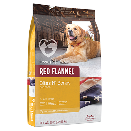 Red Flannel Bites N’ Bones Dry Dog Food