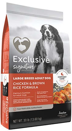 Exclusive Signature Large Breed Adult Dog Chicken & Brown Rice 4718 - 30lb