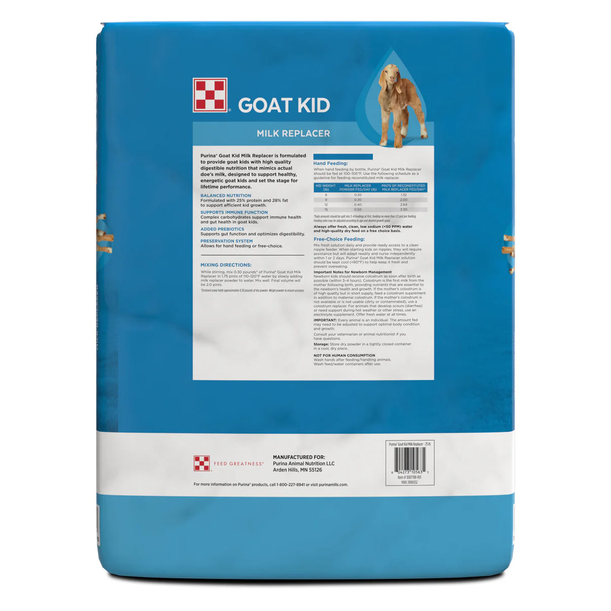 Purina Goat Kid MR 128C - 25lb