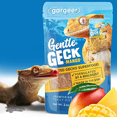 Gargeer Complete Crested Gecko Food Diet Mango - 8oz