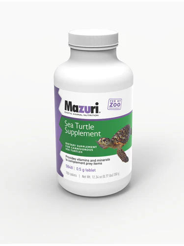 Mazuri Sea Turtle Supplements 5B48 - 0.5 g - 6 Bottles Per Case