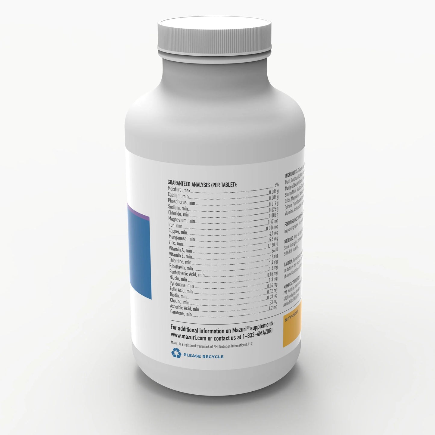 Mazuri Auklet Supplements 0.8 g Tablet 5M2G - 1 Bottle