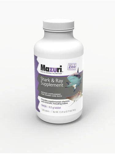 Mazuri Shark & Ray Supplement 0.2g 5MD8 - 1 Bottle