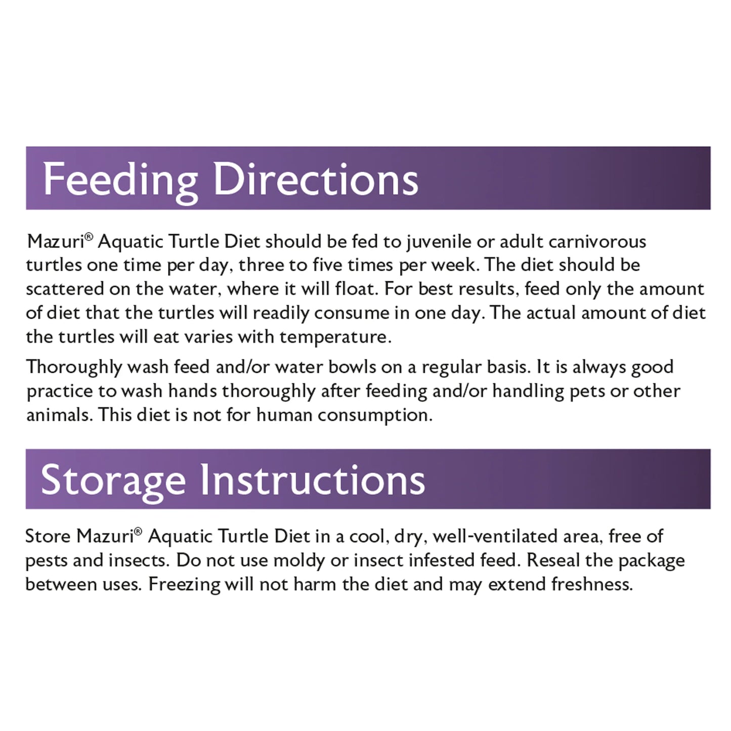 Mazuri Aquatic Turtle Diet 5M87 - 25lb