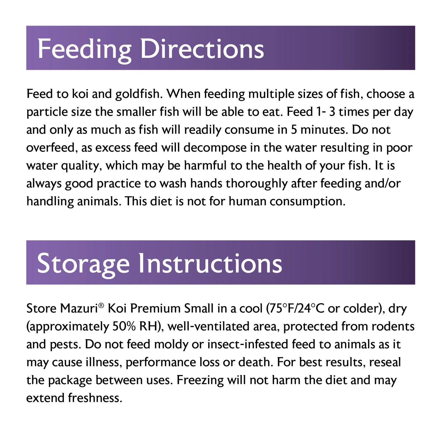 Mazuri Koi Premium 5MLJ - 20lb Large