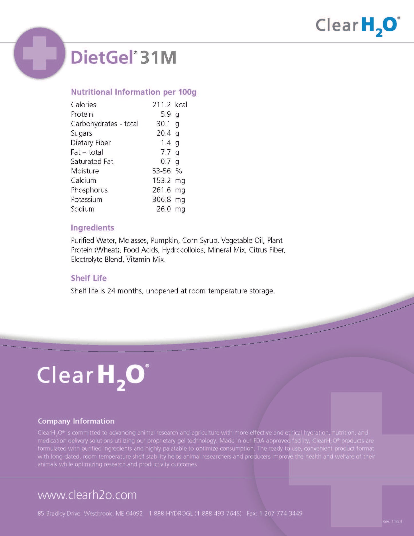 DietGel 31M - 96 Cups Per Case