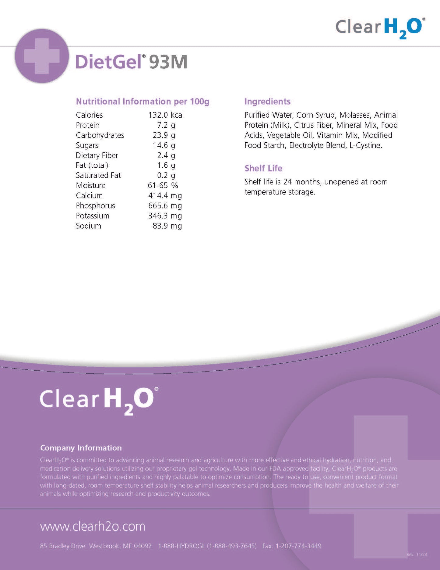 DietGel 93M - 96 Cups Per Case