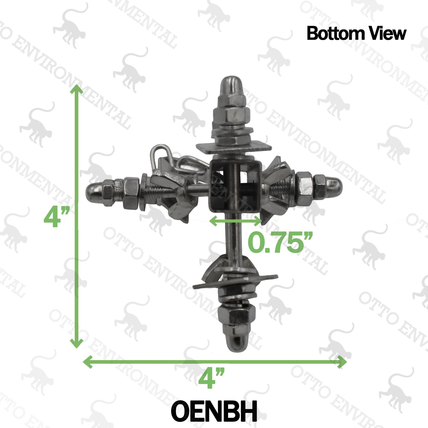 Hanging Stainless Steel Nuts and Bolts Enrichment Device
