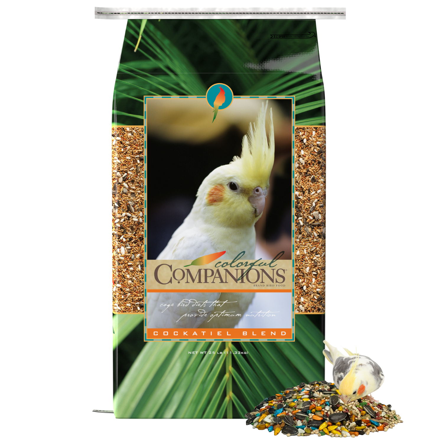 4 sottobicchieri rotondi – Carino Cockatiel pappagallo coppia 4 sottobicchieri rotondi – Carino Cockatiel pappagallo coppia