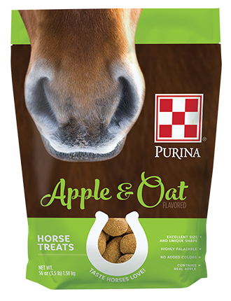 Purina Horse Treats - Apple & Oats Flavored 35BG - 21lb Case