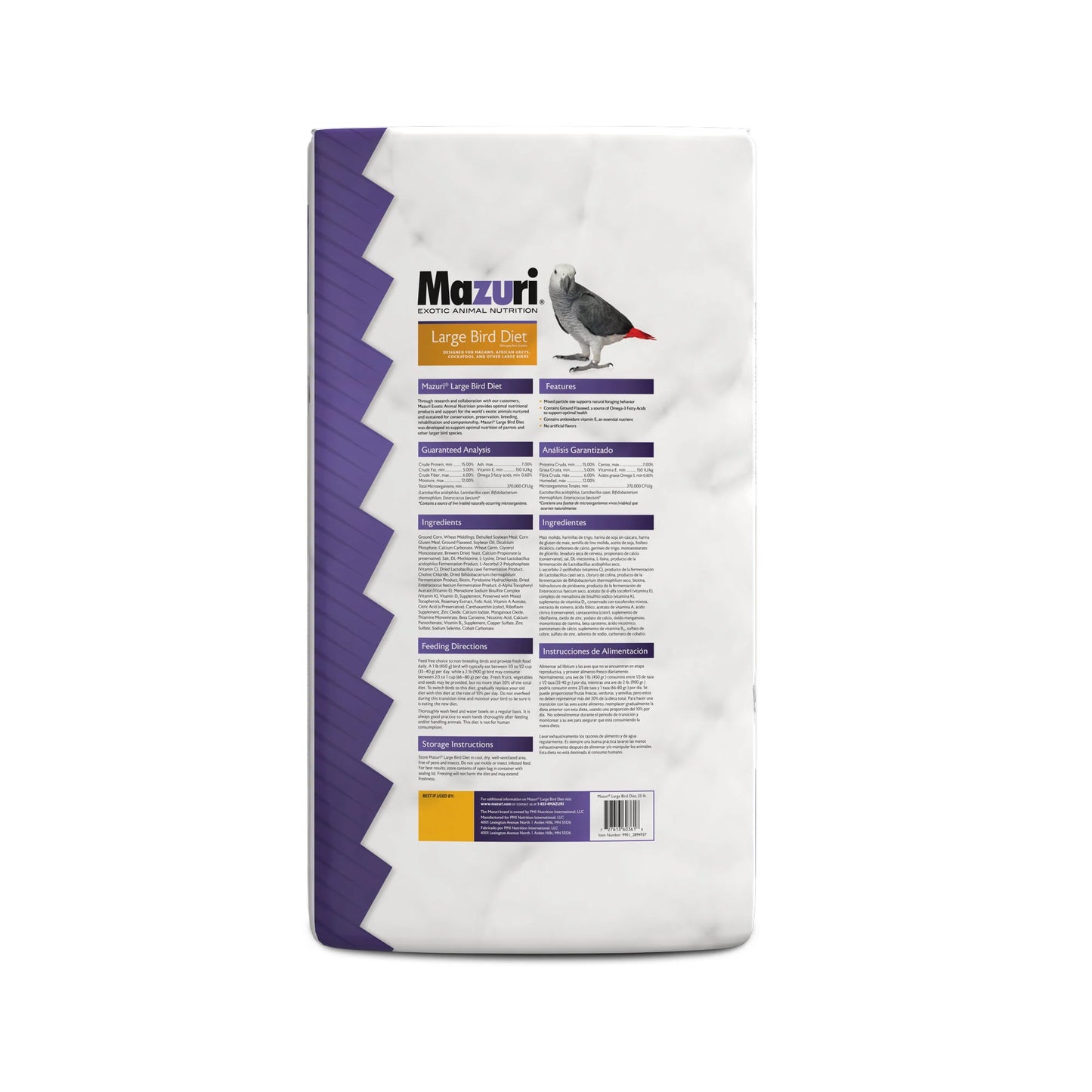Mazuri Large Bird Diet 56A8 - 25lb