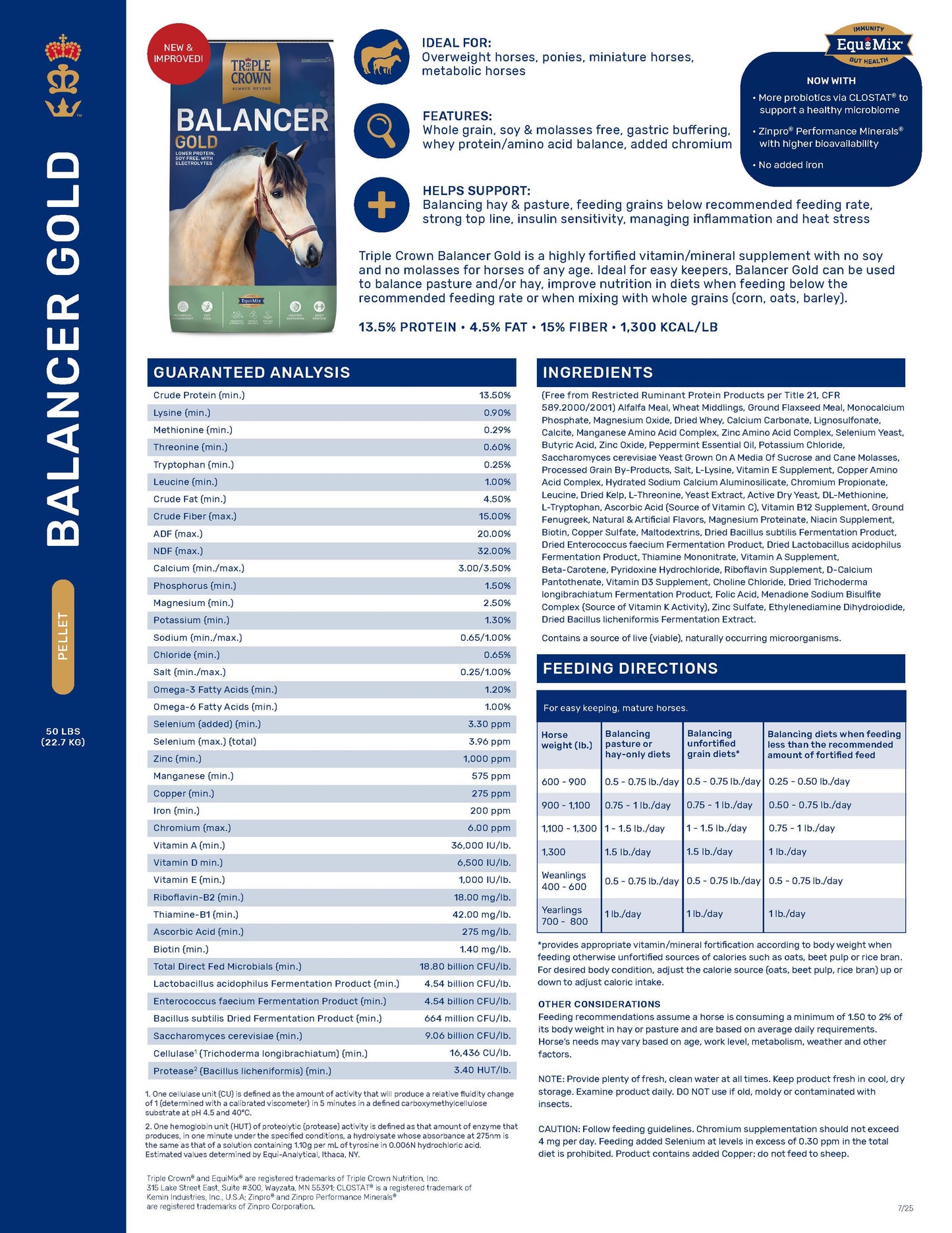 Triple Crown Balancer Gold 35QQ - 50lb