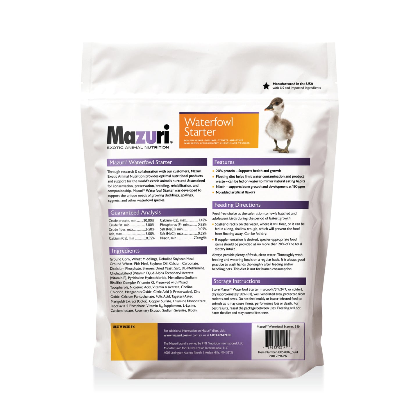 Mazuri Waterfowl Starter 5641 - 5lb