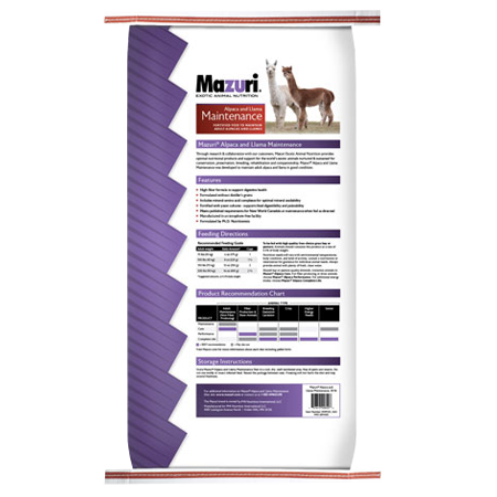 Mazuri Alpaca & Llama Maintenance Diet 561J