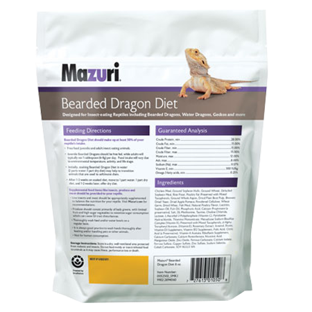 Mazuri Bearded Dragon Diet 8 oz 5MKJ