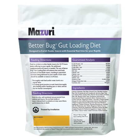 Mazuri Better Bug Gut Load Diet 5B45 - 8oz