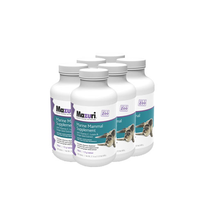 Mazuri Marine Mammal Supplement with Vitamin C, Lutein & Grape Seed Extract 5B42 (Case)