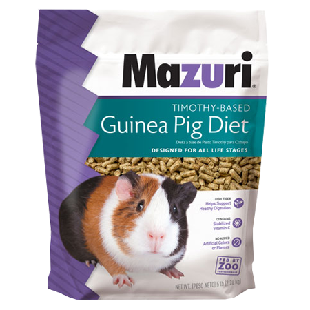 Mazuri Timothy-Based Guinea Pig Diet 5E6A 5lb