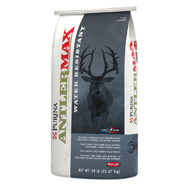 Purina AntlerMax Water Shield Deer 20 with Climate Guard and Bio-LG