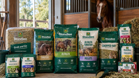 Standlee Forage Guide: Compressed Bales, Pellets, and Which One Your Animal Needs