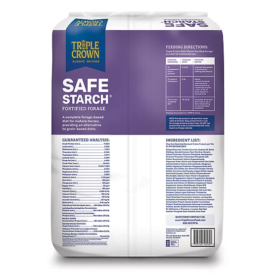 Triple Crown Safe Starch Forage 524V - 40lb
