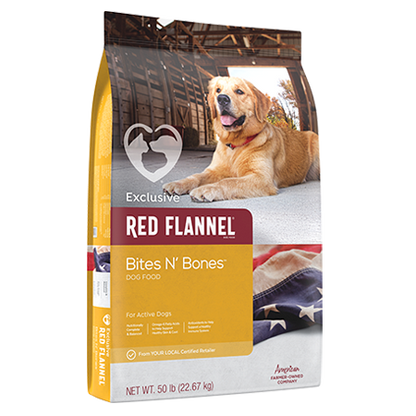 Red Flannel Bites N’ Bones Dry Dog Food