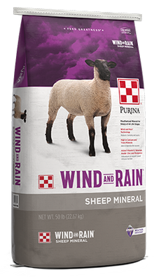 Purina Wind & Rain Sheep Mineral 557F - 1 Ton