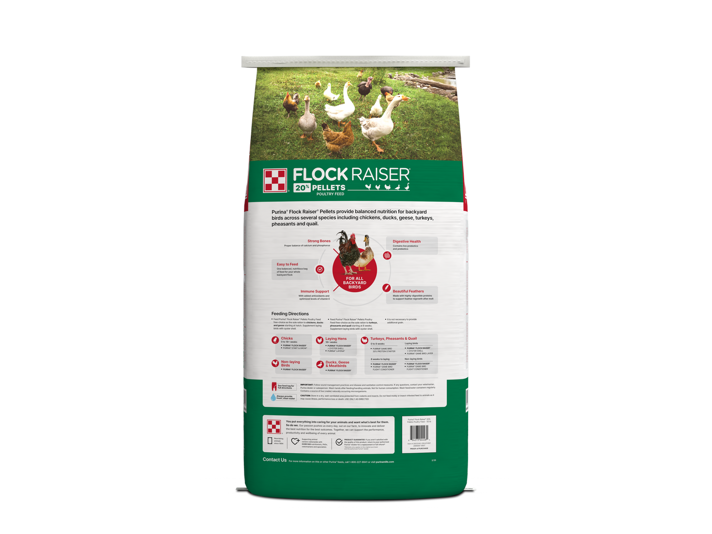 Purina Flock Raiser Pellets 61HM - 50lb