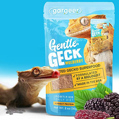 Gargeer Complete Crested Gecko Food Diet Mulberry