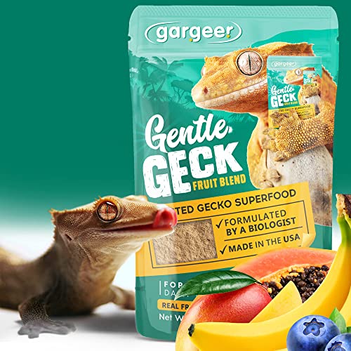 Gargeer Complete Crested Gecko Food Diet Fruit Blend - 8oz
