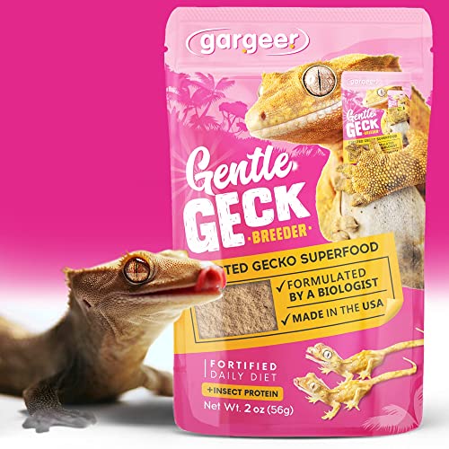 Gargeer Complete Crested Gecko Food Diet Breeder - 8oz