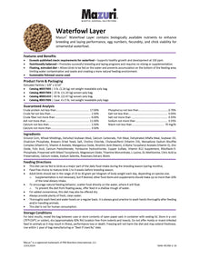 Mazuri Waterfowl Layer 5640 - 50lb