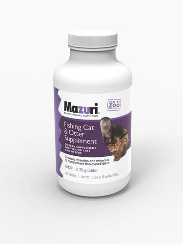 Mazuri Fishing Cat & Otter Supplement 5M2F - 6 Bottles Per Case