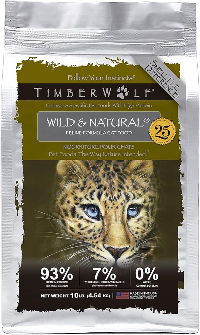 Timberwolf Wild & Natural Chicken Cat Food - 2.2lb – Exotic Animal Supply