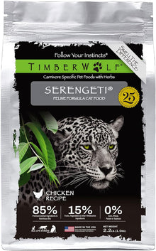 Timberwolf Serengeti Chicken Cat Food - 10lb