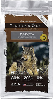 Timberwolf Dakota Buffalo Dog Food - 20lb