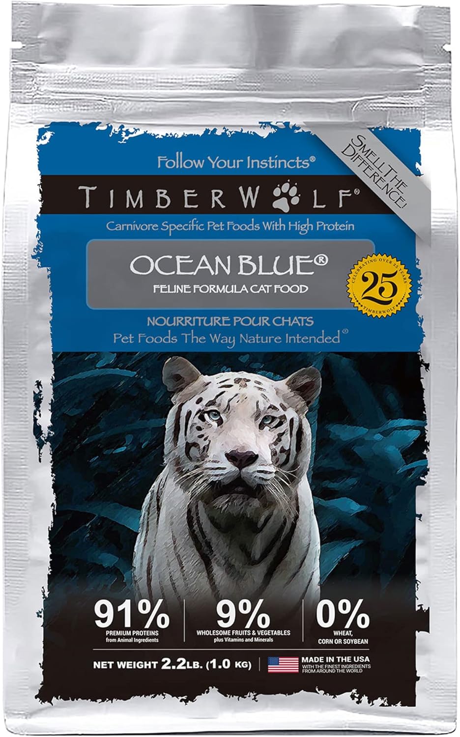 Timberwolf Ocean Blue Cat Food - 2.2lb – Exotic Animal Supply