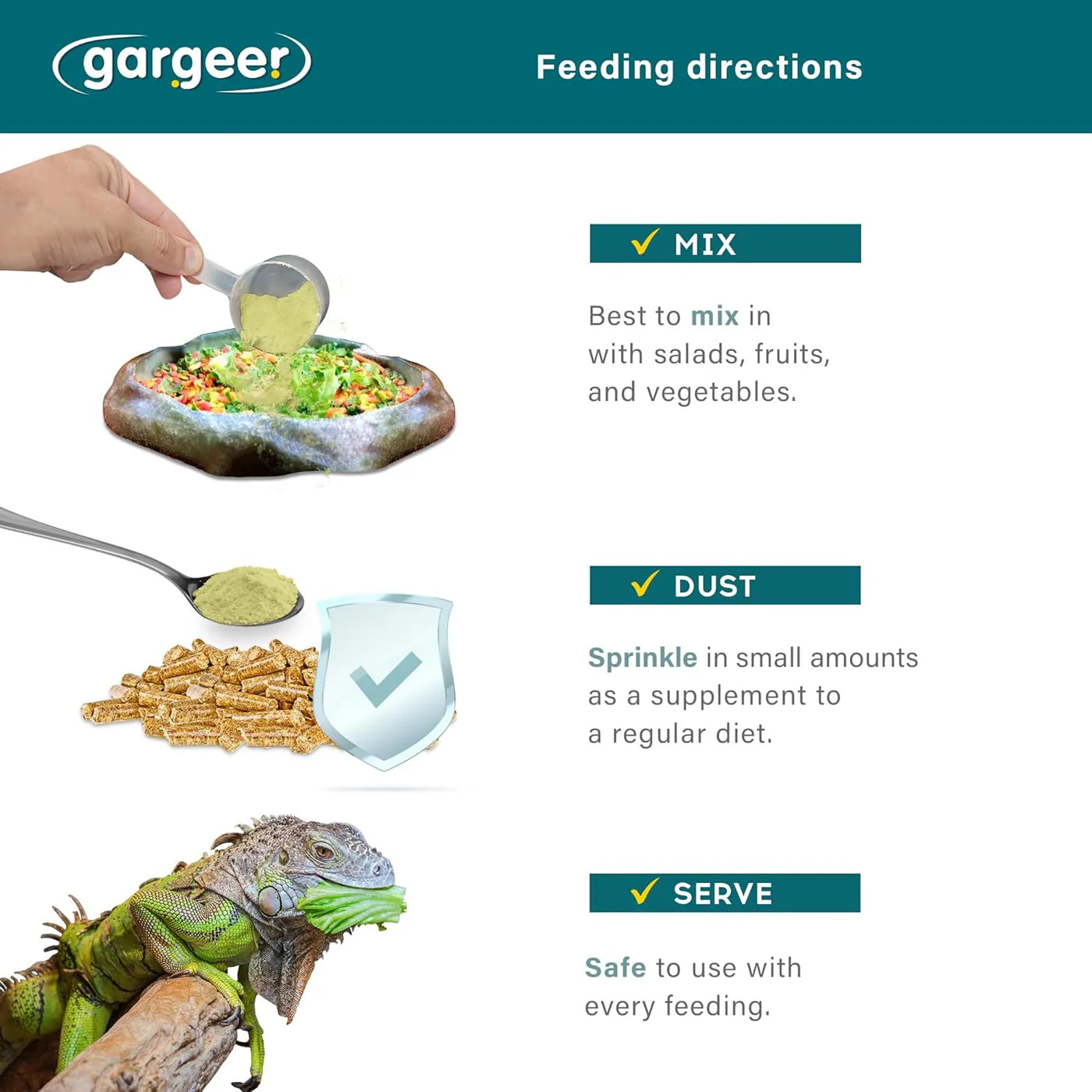 Gargeer Iguana Salad Topper - 2oz