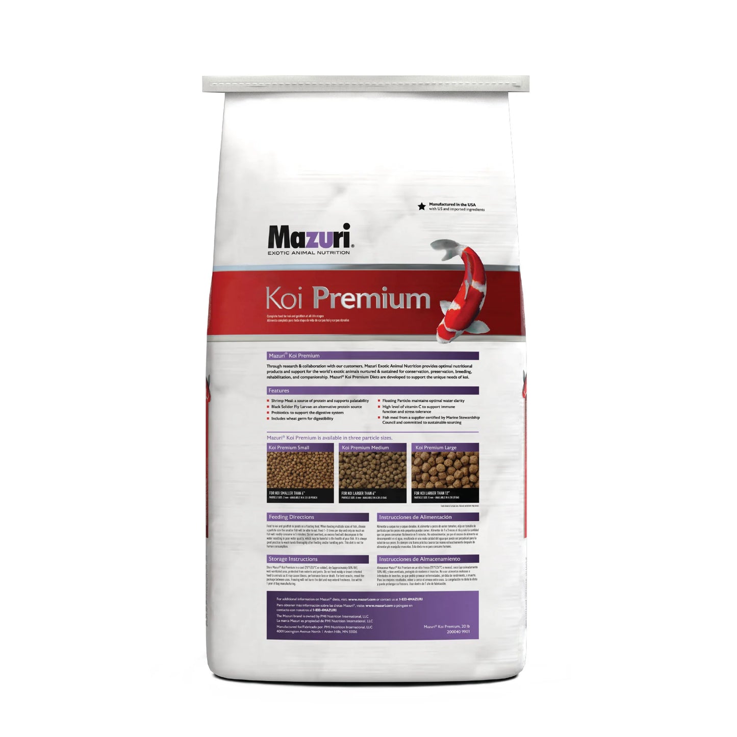 Mazuri Koi Premium 5MKK - 20lb Medium