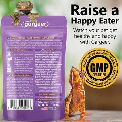 Gargeer All Reptiles Multi-Vitamin - 4oz