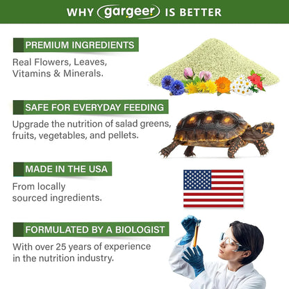 Gargeer Forest Tortoise Salad Topper - 2oz