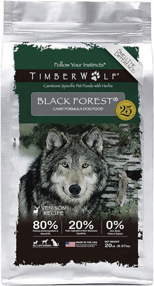 Timberwolf Black Forest Venison Dog Food - 20lb