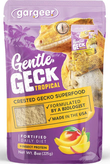 Gargeer Complete Crested Gecko Food Diet Tropical - 8oz