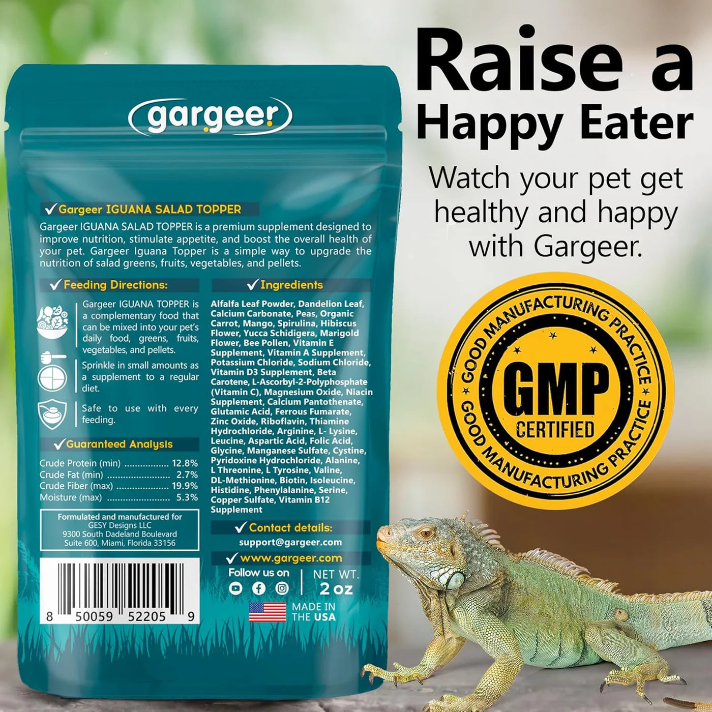 Gargeer Iguana Salad Topper - 2oz