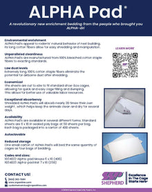 Alpha Pad - 6x10 400 Per Case