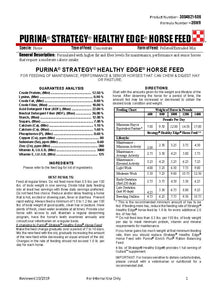 Purina Strategy Healthy Edge 35WR - 50lb