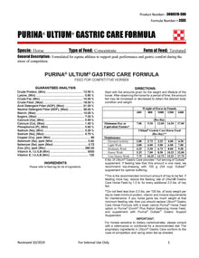 Purina Ultium Gastric Care 35XX - 50lb