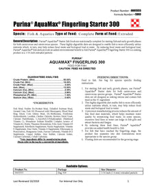 Purina AquaMax Fingerling Starter 300 5D03 - 50lb