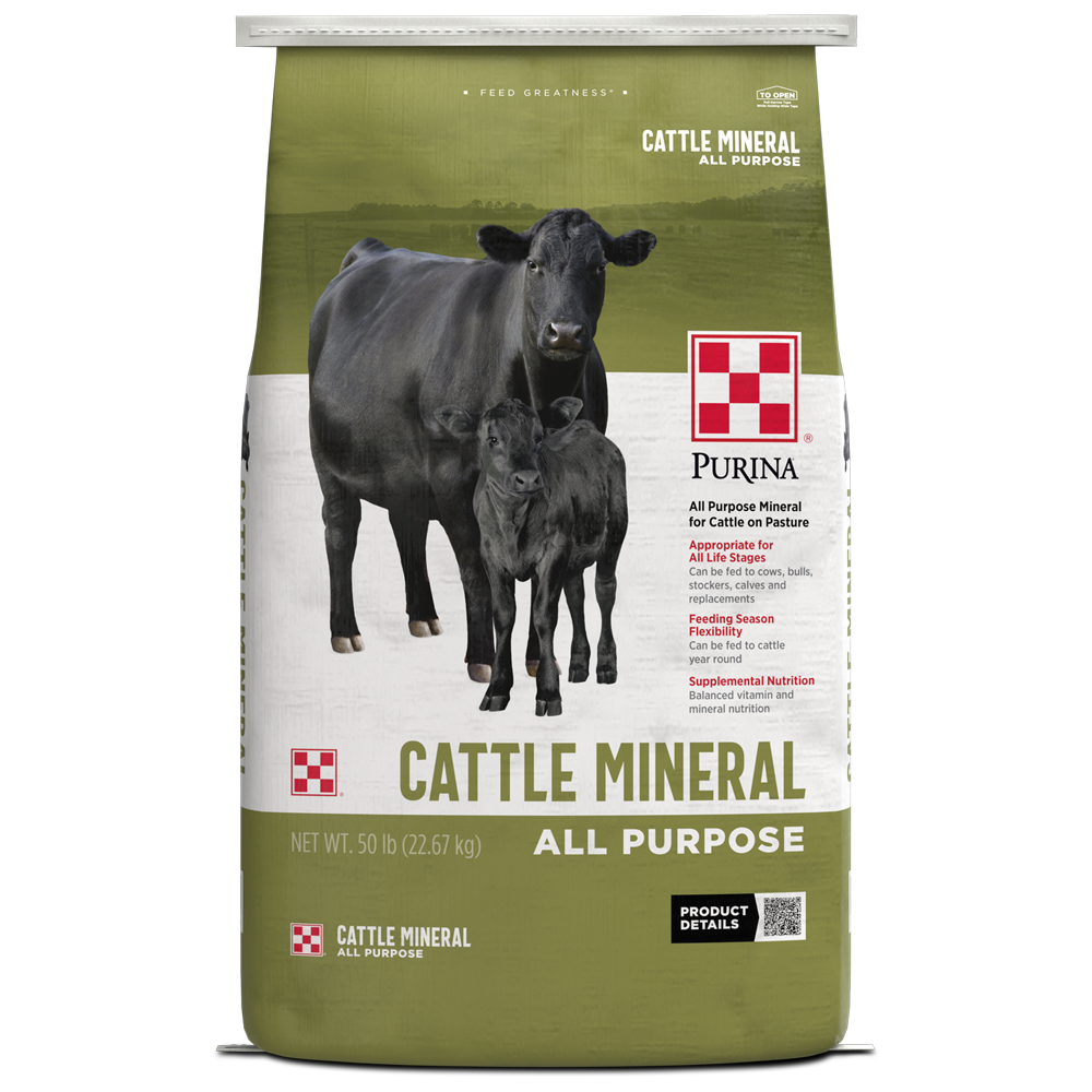 Purina All Purpose Cattle Mineral with Altosid 398Y - 50lb