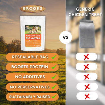 Brooks Brand BSFL for Chickens - 5lb